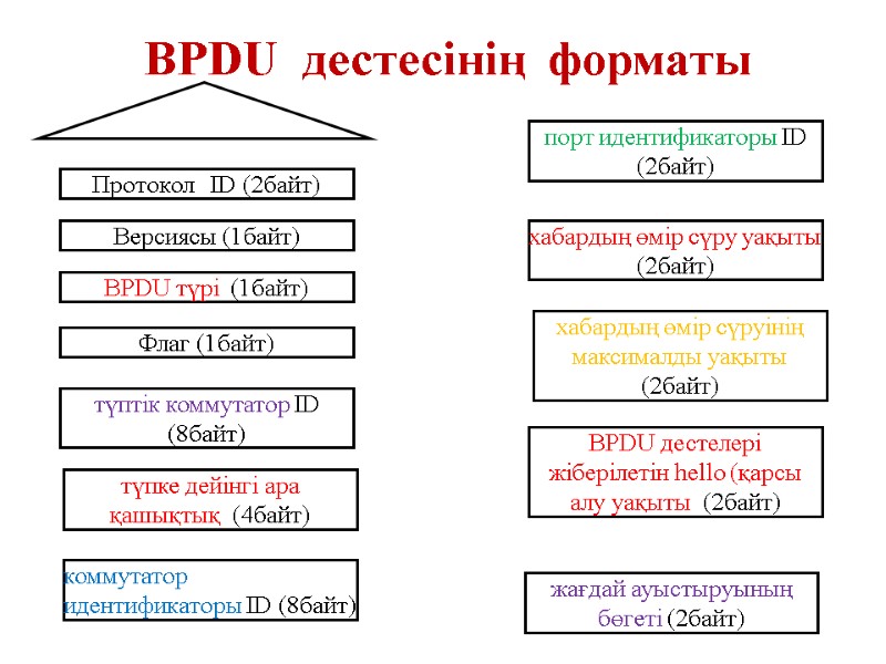 BPDU  дестесінің  форматы